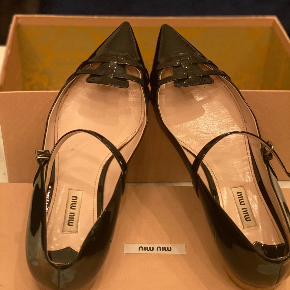 Miu Miu Calzature Donna Vernice 5 Shoes Flats